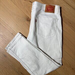 Levis 511 Slim Fit White Jeans